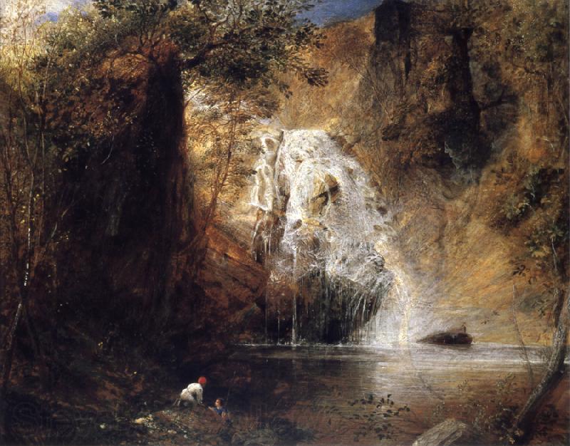 Samuel Palmer The Waterfalls,Pistil Mawddach France oil painting art